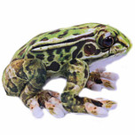 Knuffel Kikker Groen Gevlekt - 24 cm