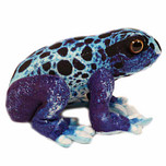 Knuffel Kikker Blauw Gevlekt - 24 cm