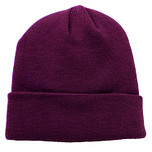 Muts Paars Effen - Commandomuts - Omslag - Standaard Maat