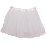 Tutu voor kinderen organza effen wit