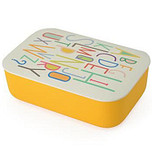BioLoco Lunchbox PLA - Alphabet - Inclusief Splitter - 18,7x12,7x6,5cm