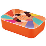 BioLoco Lunchbox PLA - Handen Samen - Vaatwasser bestendig - 12x17x5cm 