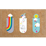 Magnetische Boekenlegger - Set van 3 - Eenhoorn/Regenboog/Regenwolk - 2,1x5,5cm
