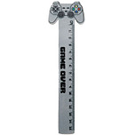 Liniaal Hout - Game Over Gamecontroller - Lichtgrijs - Centimeter - 15cm