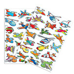 Stickers - Vliegtuigen & Helikopters / Luchtvaart - Scrapbook Hobby DIY Stickervel - 3-6cm - 39 Stuks
