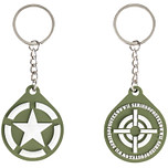 Sleutelhanger PVC Allied Star - Fostex WW2 Series - 5,5x4,5cm