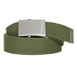 Koppelriem/Tropenkoppel canvas met schuifgesp - Groen