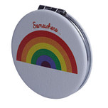 Make-up spiegeltje Regenboog Somewhere - 6cm