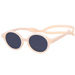 Babyzonnebril - Creme met rubber hoofdband aan voet 0mnd-12mnd - 100% UV cat 3