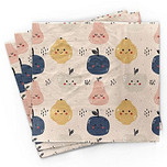 Servet - 33x33cm - Bamboe - Cute fruits
