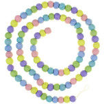 Viltslinger - Bolletjes Vilt Medium - 200cm - Volle Pasteltinten - Fairtrade Homedeco 