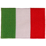 Strijkapplicatie 8x6cm vlag Italië