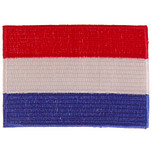 Strijkapplicatie 8x6cm vlag Nederland