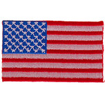 Strijkapplicatie 8x5cm vlag Amerika