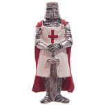 Magneet Kruistocht Ridder Zwaard en Rode Mantel - 8,5x4cm