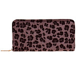 Portemonnee wildlifeprint grijs met "vacht" - 20x11cm