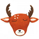 Vilten Portemonnee Bos Hert - 15x15cm