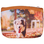 Kleine portemonnee met een Border Collie - 11x9cm