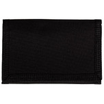 Portemonnee effen zwart - 14x10 cm