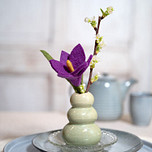Vilt Bloem - Krokus Cyclaam - 25cm - Fairtrade Homedecoratie