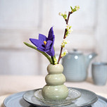 Vilt Bloem - Krokus Paars - 25cm - Fairtrade Homedecoratie