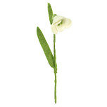 Vilt Bloem - Sneeuwklokje Wit - 25cm - Fairtrade Homedecoratie
