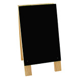 Krijtbordje Dubbelzijdig Staand - DIY-Deco & Hobby/Creatief - Duurzaam & Onbehandeld Hout - 15.5x8.5x2cm