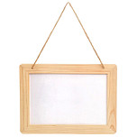 Whiteboard Dubbelzijdig Hangend - DIY-Deco & Hobby/Creatief - Duurzaam & Onbehandeld Hout - 25x18.5x1cm