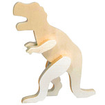 Tyrannosaurus Dinosaurus - Hout 3D Staand - Hobby & DIY - Duurzaam & Onbehandeld Hout - 10x12x2cm