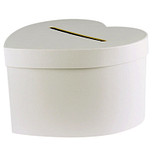 Enveloppen Doos Wit Karton Hartvormig - Creatief & Hobby & DIY - Duurzaam - 24.5x25x15cm