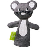 Vingerpopje Muisje - Eco Katoen - 8,5x12,3cm