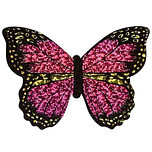 Mini-vlieger Vlinder - 10x7cm - Glitters Roze