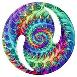 Soft Frisbee Drijvend - Blauw Multicolour - 22 cm 