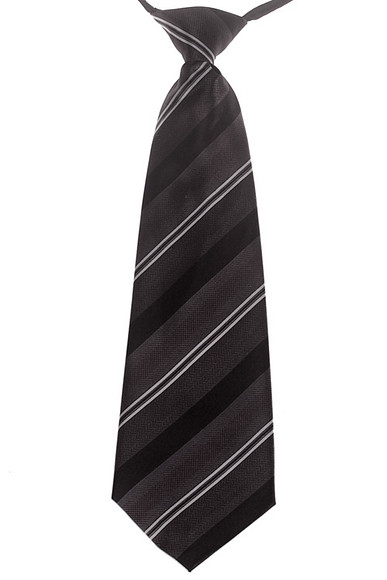 Kinderstropdas zwart met strepen