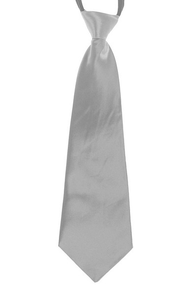 Kinderstropdas lichtgrijs effen