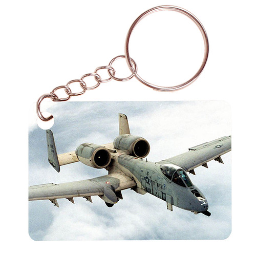 Sleutelhanger 6x4cm - A-10 Thunderbolt - Vliegtuig US Airforce