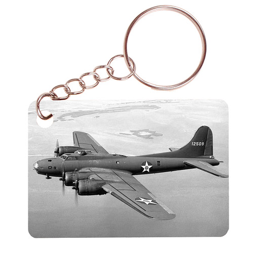 Sleutelhanger 6x4cm - B-17 Flying Fortress - Vliegtuig WW2