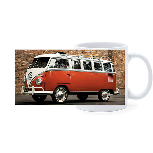 Beker - Samba bus Rood - Oldtimer