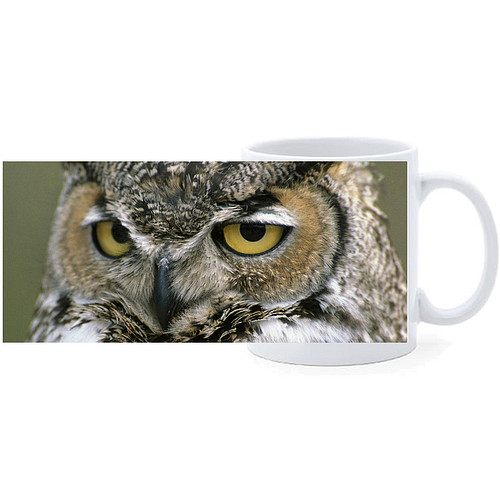 Beker - Oehoe Uil - Close up