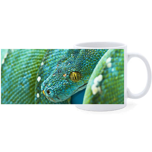 Beker - Slang Groen/Blauw Boompython