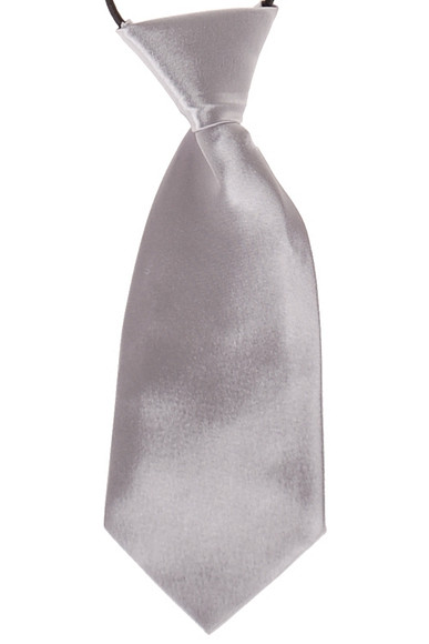 Kinderstropdas effen lichtgrijs kleine maat