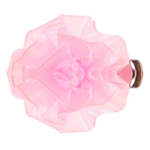 Haarclipje bloem roze