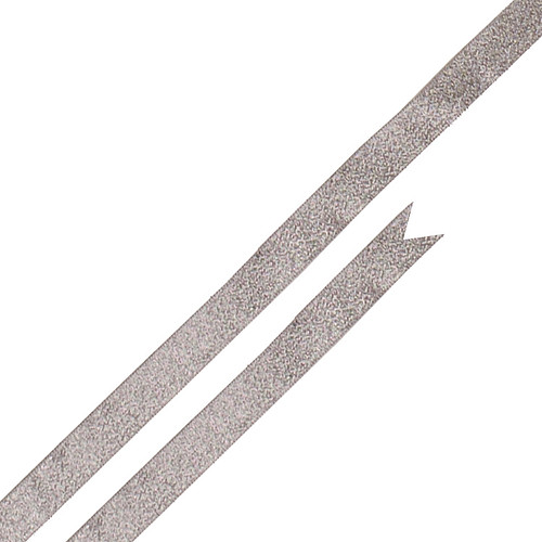 Haarlint Zilverkleurig - Glitters LUREX - 2x1M - 15mm