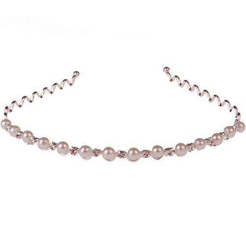 Diadeem  met parels en strass