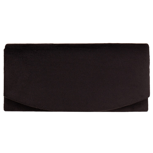 Avondtasje - Zwart Fluweel Zacht - Magneetsluiting - Schouderketting - 20x10cm