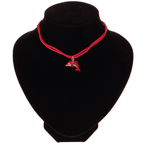 Ketting dolfijn rood