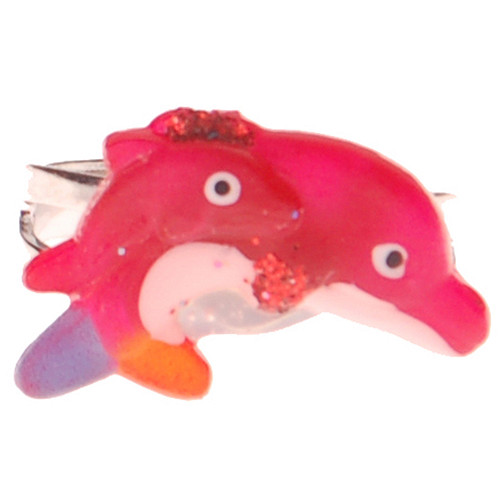 Ringetje dolfijn rood