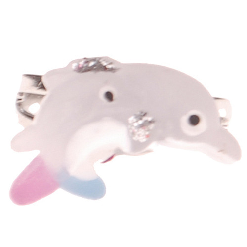 Ringetje dolfijn wit