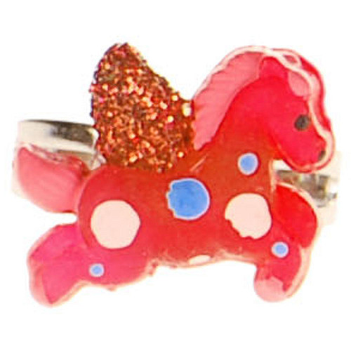 Ringetje paardje rood