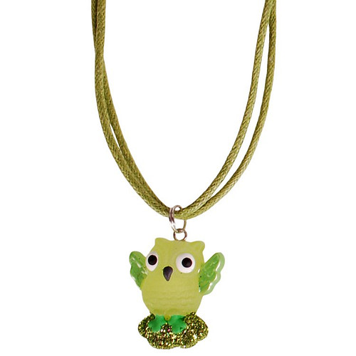 Kinderketting Groen met Uiltje